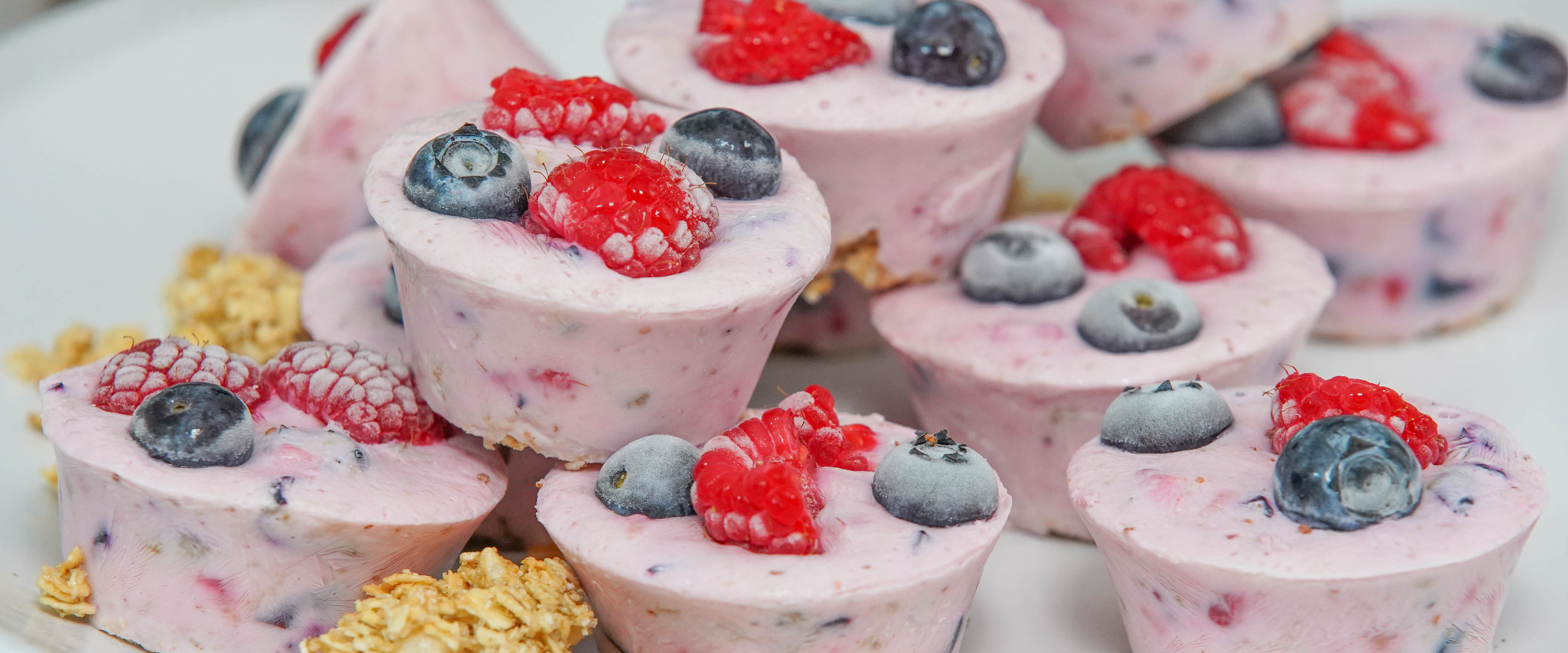 Bessen Frozen Yoghurt Cupcakes