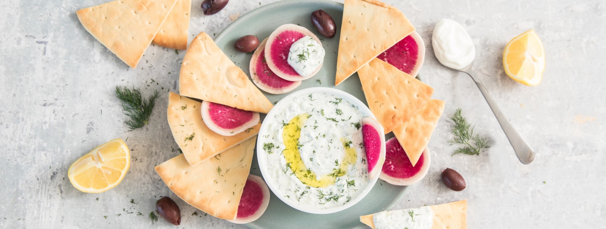 Klassieke Griekse Tzatziki Dip